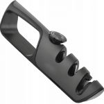 Dispozitiv de ascutit cutite, 3 in 1, cu unghi de ajustare, Gonga®, culoaremodel Negru