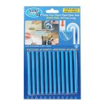 Set 12 bucati betisoare odorizante pentru desfundarea tevilor, Sani Sticks, Gonga®, culoaremodel Albastru