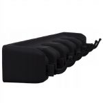 Suport pentru unelte de curatenie sau de gradina, 5 locuri, Gonga®, culoaremodel Negru