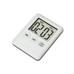 Cronometru electronic de bucatarie cu magnet, display LCD, Gonga®, culoaremodel Alb