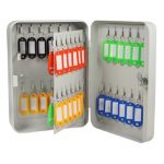 Cutie organizatoare pentru 48 de chei, 28x18x7.5 cm, Gonga®, culoaremodel Argintiu
