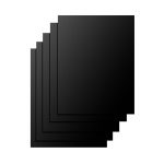 Set folie antiaderenta din teflon pentru gratar, Gonga®, culoaremodel Negru, marime 5 bucati
