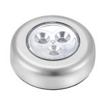 Lampa cu 3 leduri, cu banda autoadeziva, Gonga®, culoaremodel Gri