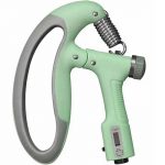 Flexor pentru exercitii antebrat, ajustabil, rezistenta 10-100kg, contor electronic cu 4 cifre, Gonga®, culoaremodel Verde
