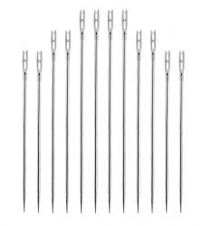 Set practic de 12 ace pentru cusut cu auto-filetare, Gonga®, culoaremodel Argintiu