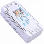 Odorizant compact pentru frigider cu carbune activ, 8x5.3x2.4 cm, din plastic, Gonga®, culoaremodel Alb