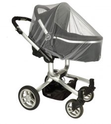 Plasa de tantari elastica pentru carucior, 140 cm, Gonga®, culoaremodel Gri
