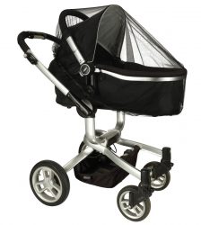 Plasa de tantari elastica pentru carucior, 140 cm, Gonga®, culoaremodel Negru