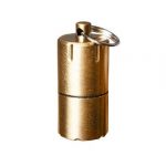Mini bricheta tip breloc, 30x10 mm, Gonga®, culoaremodel Auriu