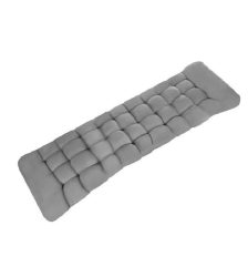 Perna matlasata pentru scaun sau sezlong de gradina, 50x173 cm, Gonga®, culoaremodel Gri