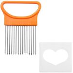 MagicCutter - Suport inovativ pentru taierea cepei si a altor legume, Gonga®, culoaremodel Portocaliu