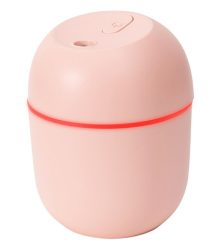 Mini umidificator de aer, Gonga®, culoaremodel Roz