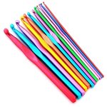 Set 12 crosete metalice, dimensiuni intre 2-8 mm, Gonga®, culoaremodel Multicolor