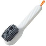 Perie multifunctionala cu recipient suplimentar pentru lichid si pulverizator, Gonga®, culoaremodel Alb