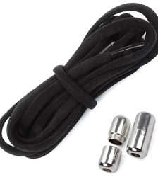 Sireturi elastice fara legare, 100 cm, Gonga®, culoaremodel Negru