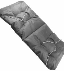 Perna confortabila pentru scaun de gradina 48x48 cm, Gonga®, culoaremodel Gri