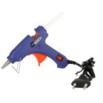 Pistol de lipit cu silicon cald, 20 W, 62 baloane de silicon de 7 mm, Gonga®, culoaremodel Albastru
